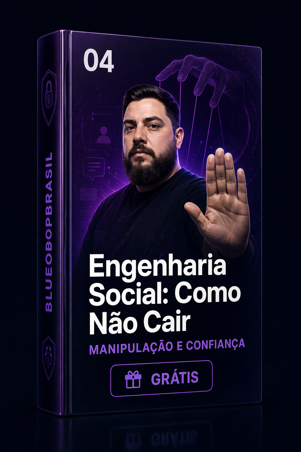 Capa do material gratuito Engenharia Social