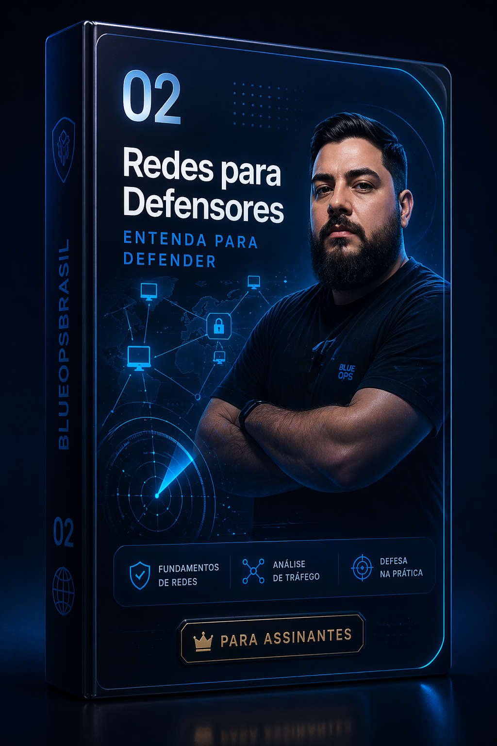 Capa do módulo Redes para Defensores