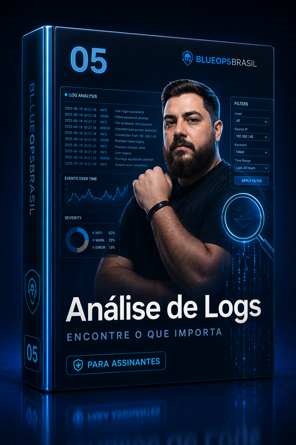 Capa do módulo Análise de Logs