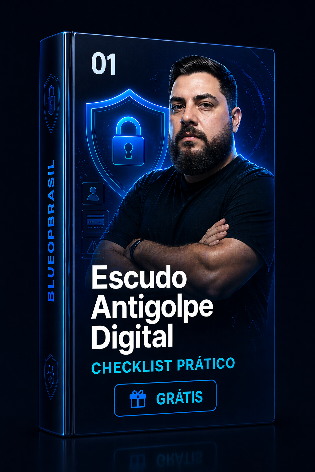 Capa do material gratuito Escudo Antigolpe Digital